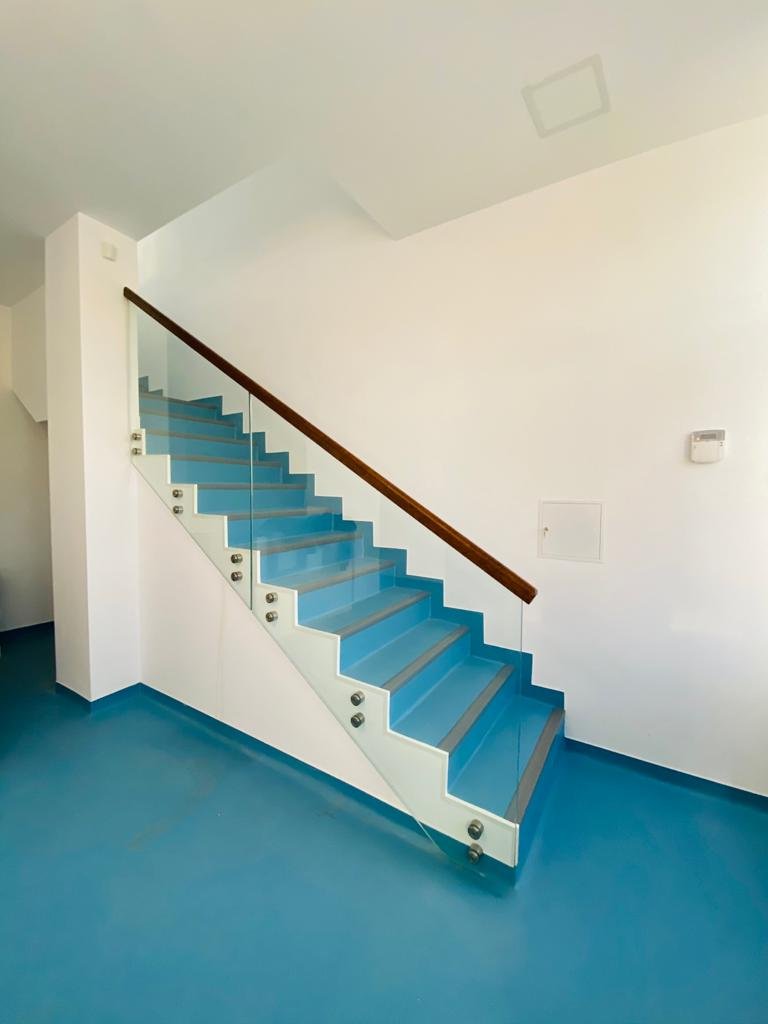 Balustradă din sticlă pentru terasă exterioară rezistentă la intemperii